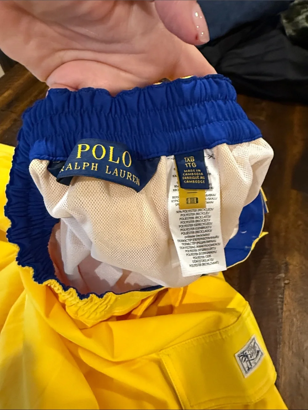 Polo by Ralph Lauren Bright Yellow Swim Board Shorts